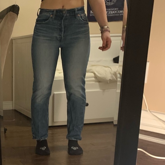 Gap - High Rise Cheeky Straight Jean - Picture 5 of 5